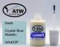 Preview: Saab, Crystal Blue Metallic, WA403P: 20ml Lackstift, von ATW Autoteile West.